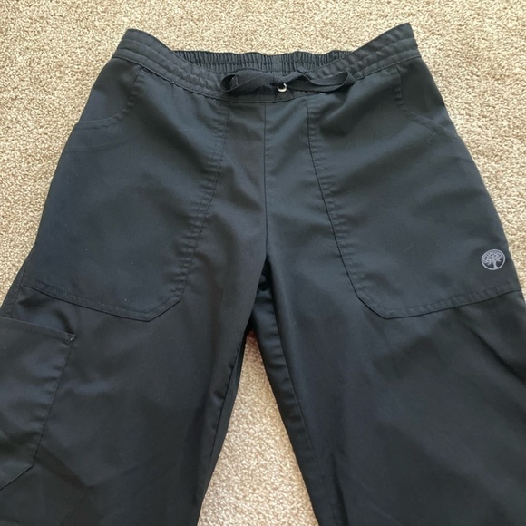 FIGS XS Purple Label Black Medical Tech Drawstring Pants Style #9121 - Picture 2 of 7